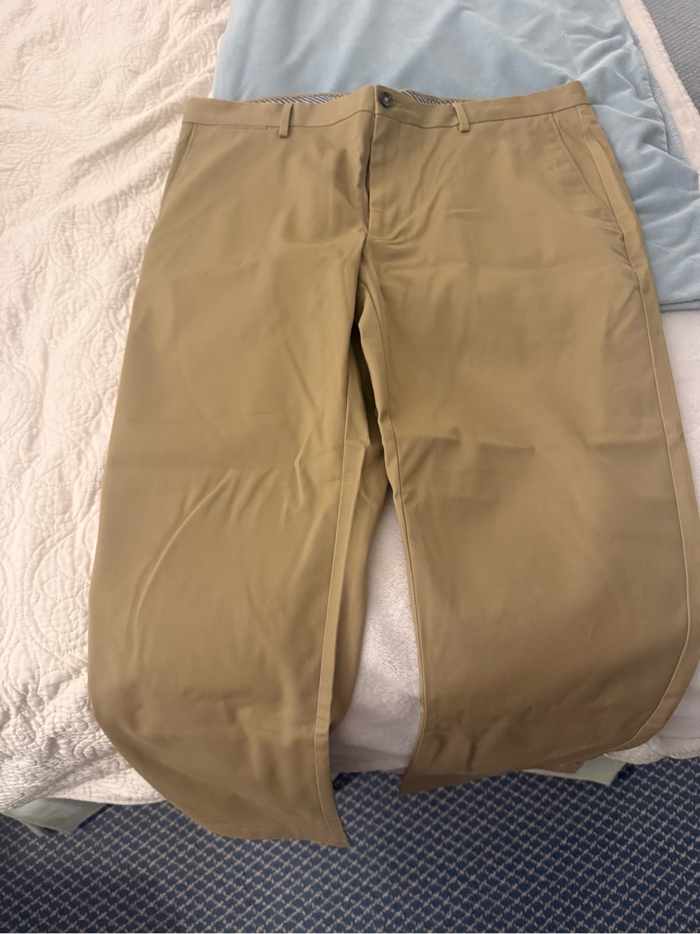 Men's Khaki Dress Pants - Classic Straight Fit, Jos. A. Banks, 38” x 29”